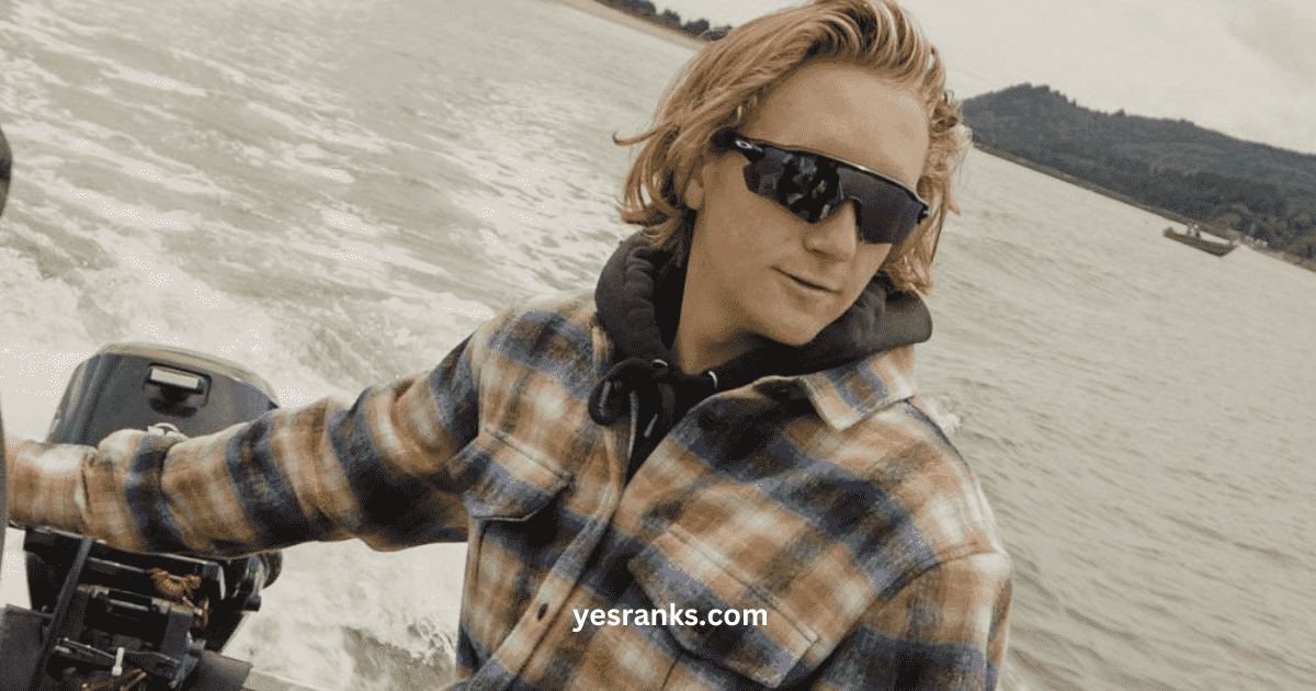 Red Gerard in the water on boat